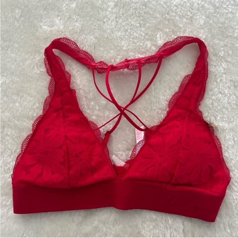 Pink VS bralette